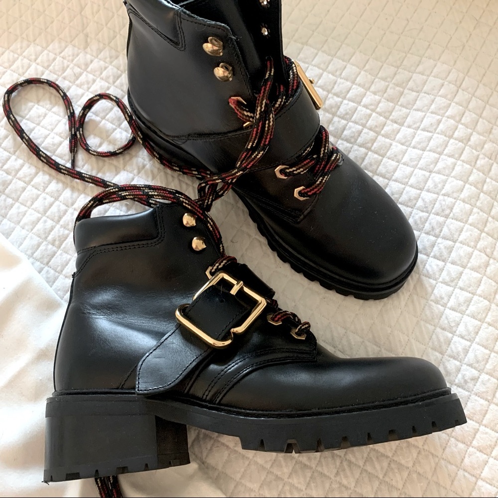 Sandro Paris Combat Boots NWOT